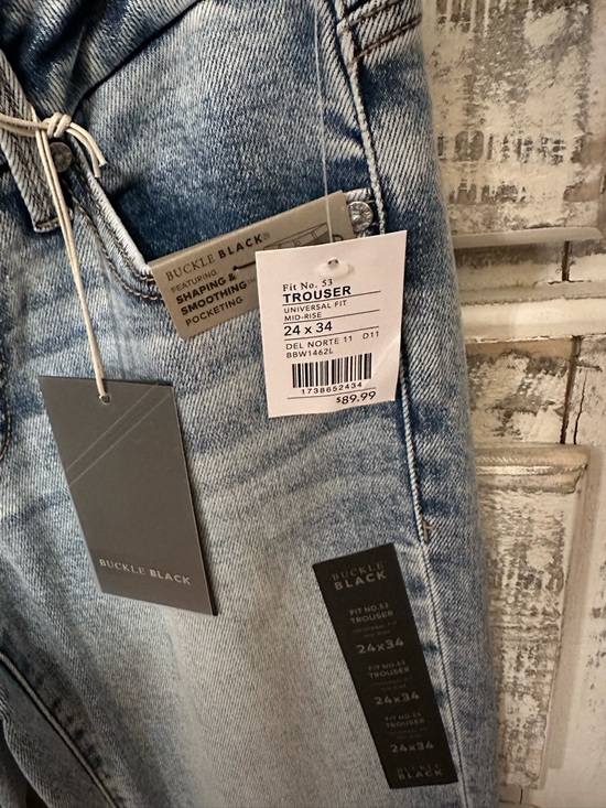 Buckle Denim - Buckle Black Light Blue Trouser Jeans
